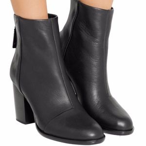 Rag and Bone Black Leather Ashby Boot